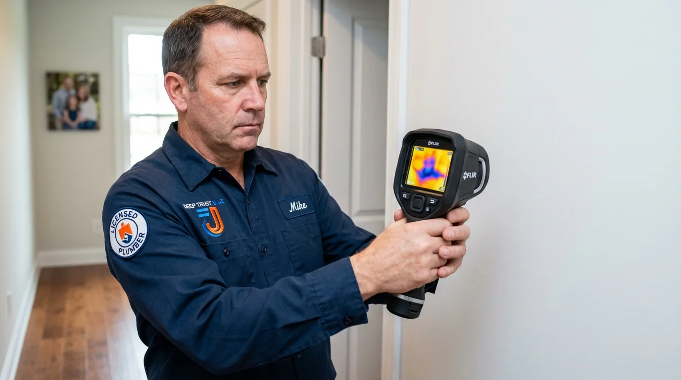 Thermal imaging leak detection by Johns Plumbing LLC in Estes Park